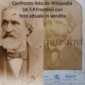 Foto di Giuseppe Verdi autografo - autograph on photo - donata a Francesco Paolo Frontini - Wikipedia