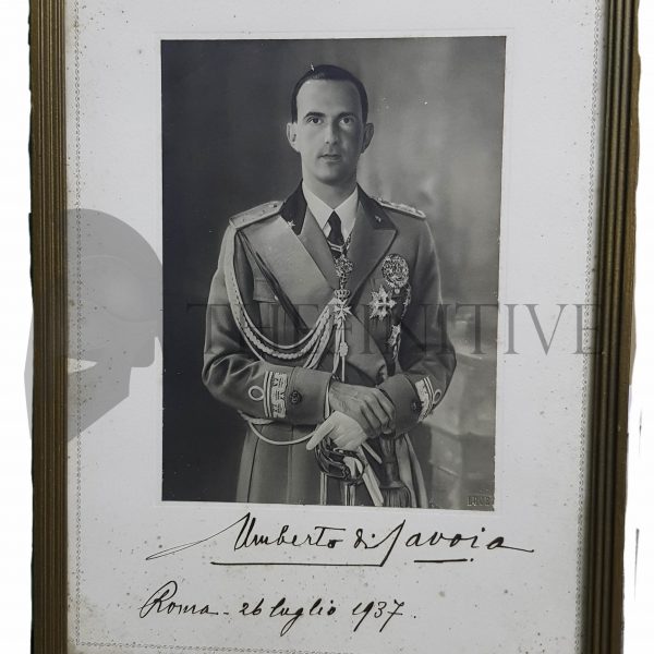 Umberto II foto autografa